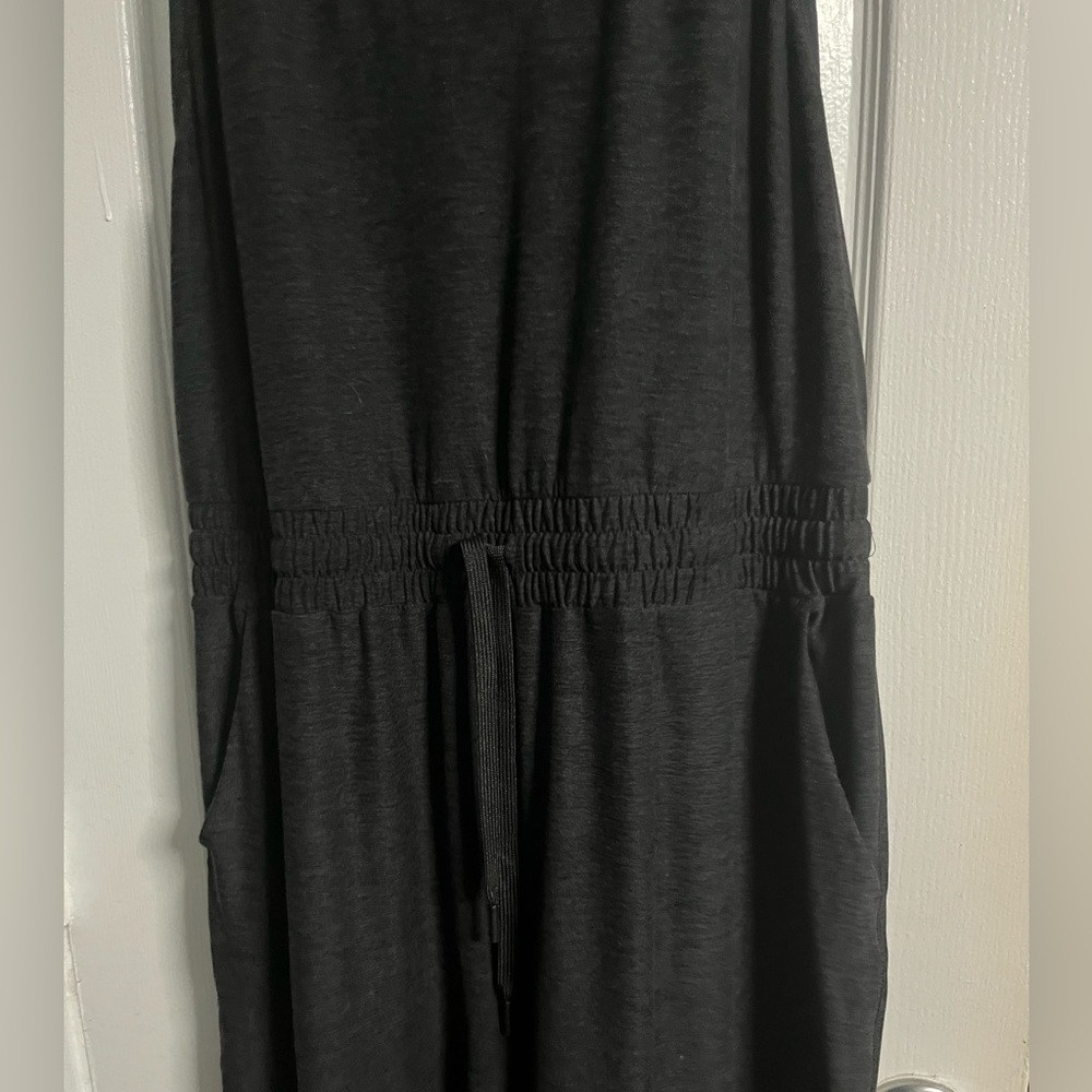 FLX - Travel/Leisure - sleeveless - wide leg, black jumpsuit- L - Picture 5 of 9